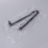 Max Maxb Front/Rear Adjustable Wind Splitter Bumper Chin Lip Rod Support 150mm Black