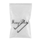 Max Maxb Front/Rear Adjustable Wind Splitter Bumper Chin Lip Rod Support 150mm Black