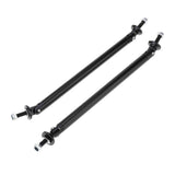 Max Maxb Front/Rear Adjustable Wind Splitter Bumper Chin Lip Rod Support 150mm Black