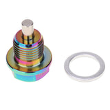 Max Maxb Aluminum Alloy Magnetic Engine Oil Pan Drain Bolt Screw w Gasket M16x1.5
