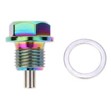 Max Maxb Aluminum Alloy Magnetic Engine Oil Pan Drain Bolt Screw w Gasket M16x1.5