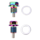 Max Maxb Aluminum Alloy Magnetic Engine Oil Pan Drain Bolt Screw w Gasket M16x1.5