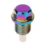 Max Maxb Aluminum Alloy Magnetic Engine Oil Pan Drain Bolt Screw w Gasket M14x1.5