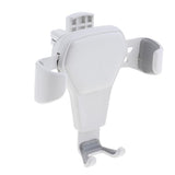 Max Gravity Car Air Vent Mount Cradle Holder Stand for Mobile Phone GPS White