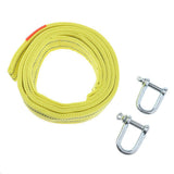 Max 16FT Heavy Duty Tow Strap with Hooks 5Tons Capacity Rope 660G