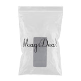 Max PU Leather Sun Visor Canvas CD-DVD Holder Storage Organizer for Car Gray