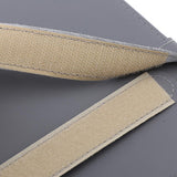 Max PU Leather Sun Visor Canvas CD-DVD Holder Storage Organizer for Car Gray