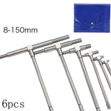Max 6Pcs 8-150mm Telescopic Adjustable Inner Diameter Hole Measuring Gauge Tool - Aladdin Shoppers