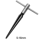 Maxbell T Handle Taper Reamer Hand Held Tapered Hole Pipe Reaming Tools 5-16mm