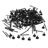 Max 200pcs Car Retainer Clips Fastener Rivet Bumper Push Retainer for BMW