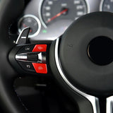 Max Steering Wheel M M1 M2 Button Switch Cover for BMW F30 2014-2018 Red