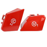 Max Steering Wheel M M1 M2 Button Switch Cover for BMW F30 2014-2018 Red
