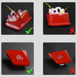 Max Steering Wheel M M1 M2 Button Switch Cover for BMW F30 2014-2018 Red