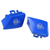 Max Steering Wheel M M1 M2 Button Switch Cover for BMW F30 2014-2018 Blue