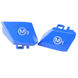 Max Steering Wheel M M1 M2 Button Switch Cover for BMW F30 2014-2018 Blue