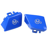 Max Steering Wheel M M1 M2 Button Switch Cover for BMW F30 2014-2018 Blue