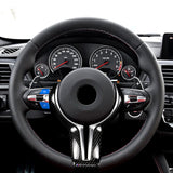 Max Steering Wheel M M1 M2 Button Switch Cover for BMW F30 2014-2018 Blue