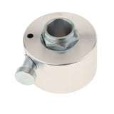 Max Universal Aluminum 360 Steering Wheel Quick Release Disconnect Hub Silver