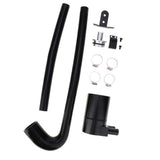 Max Engine  Baffled  Oil Catch Tank Can Reservoir Breather Filter Hose  Set