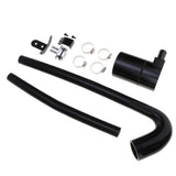Max Engine  Baffled  Oil Catch Tank Can Reservoir Breather Filter Hose  Set