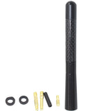 Maxbell Universal 4.7inch Auto Carbon Fiber FM AM Radio Car Aerial Antenna Black
