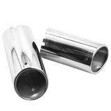 Maxbell Car Exhaust Pipe Tail Muffler Silencer for Audi A4 2010-2012 Audi Q5 Silver