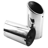 Maxbell Car Exhaust Pipe Tail Muffler Silencer for Audi A4 2010-2012 Audi Q5 Silver