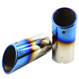 Maxbell Car Exhaust Pipe Tail Muffler Silencer for Audi A4 2010-2012 Audi Q5 Blue