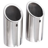 Maxbell Pair Car Exhaust Muffler Outlet Tip Pipe For VW Jetta 6 MK6 Golf MK7