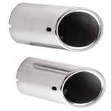 Maxbell Pair Car Exhaust Muffler Outlet Tip Pipe For VW Jetta 6 MK6 Golf MK7