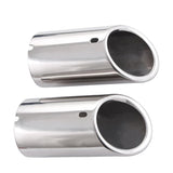 Maxbell Pair Car Exhaust Muffler Outlet Tip Pipe For VW Jetta 6 MK6 Golf MK7