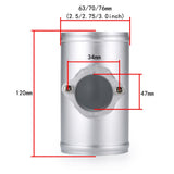 Max Aluminum Air Flow Meter Base Flow Sensor Adapter Mount for Cadillac 3.0inch