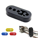 Max Universal 4 Hole Car Rubber Exhaust Tail Pipe Mount Bracket Hanger Black