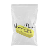 Max Universal 4 Hole Car Rubber Exhaust Tail Pipe Mount Bracket Hanger Yellow