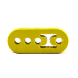 Max Universal 4 Hole Car Rubber Exhaust Tail Pipe Mount Bracket Hanger Yellow