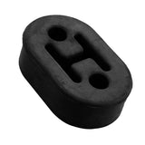 Max Universal 2 Hole Car Rubber Exhaust Tail Pipe Mount Bracket Hanger Black