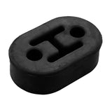 Max Universal 2 Hole Car Rubber Exhaust Tail Pipe Mount Bracket Hanger Black