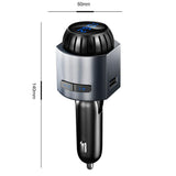 Max Car MP3 Music Player Bluetooth FM Transmitter Radio USB Port Silver