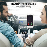 Max Car MP3 Music Player Bluetooth FM Transmitter Radio USB Port Silver