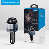 Max Car MP3 Music Player Bluetooth FM Transmitter Radio USB Port Silver