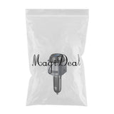 Max Car MP3 Music Player Bluetooth FM Transmitter Radio USB Port Silver