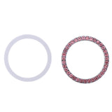 Max Engine Start Stop Ignition Ring Bling Crystal Diamond Decal Sticker Pink