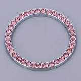 Max Engine Start Stop Ignition Ring Bling Crystal Diamond Decal Sticker Pink