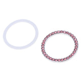 Max Engine Start Stop Ignition Ring Bling Crystal Diamond Decal Sticker Pink