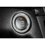 Max Engine Start Stop Ignition Ring Bling Crystal Diamond Decal Sticker White