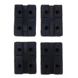 Max Maxb 4PCS Heavy Duty Rubber Car Lift Arm Pads Equipment Kit Black Square