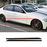 Maxbell Car Body Side Skirt Sticker Decal for BMW 1 3 4 5 6 F30/F35/F31 5D Black