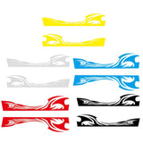 Max Maxb 2pcs Car Rear View Side Mirror Body Stripe Vinyl Sticker DIY Graphic Black