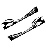 Max Maxb 2pcs Car Rear View Side Mirror Body Stripe Vinyl Sticker DIY Graphic Black