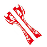 Max Maxb 2pcs Car Rear View Side Mirror Body Stripe Vinyl Sticker DIY Graphic Red